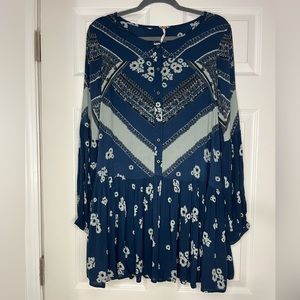 Free People Bottom down long sleeve tunic /dress